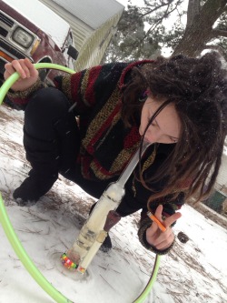 kief-smiles:  bong rips in the snow with my hoop ❄️