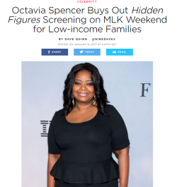 black-to-the-bones:   Octavia Spencer kicked of Martin Luther
