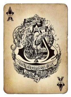 xombiedirge:  Assassin’s Creed IV - Ace of Spades Card by Vic