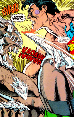 jthenr-comics-vault:  Superman vs. DoomsdaySUPERMAN Vol. 2, #75