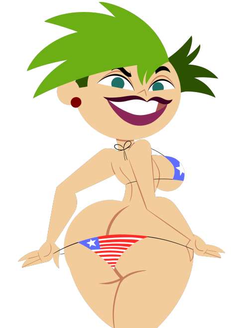 dacommissioner2k15:  ck-blogs-stuff:  Commission: Dat American Flag Bikini! Alt. Versions by CK-Draws-Stuff  HAPPY 4TH OF JULY!!! Here’s a commission for :icondacommissioner: featuring Tuesday X from Nick’s “The X’s” looking fine as hell in