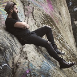 the-bearded-stag:  @deadskull taking in the sights as any man