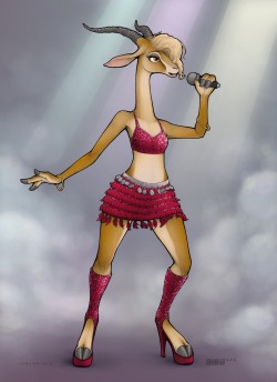 popstar-gazelle:  lucariomaster41:  Gazelle looks fabulous!!!