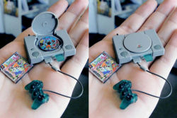 awwww-cute:  Tiny Playstation