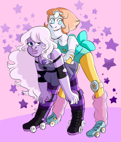 chizzi-cat:  Roller derby pearlmethyst   ¯\_(ツ)_/¯   