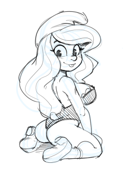 nsfwkevinsano:Smurfette Doodle ;9