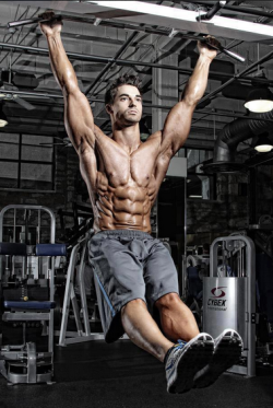 Hanging leg raises are a great exercise to develop the lower