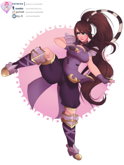 Finished Lea (OC) commission for Michael ^-^Hi-res   stages of