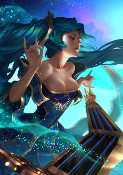 league-of-legends-sexy-girls:  Sona 