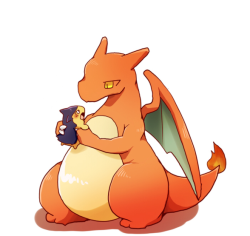 I’m Charizard, girlfriend’s Typhlosion.