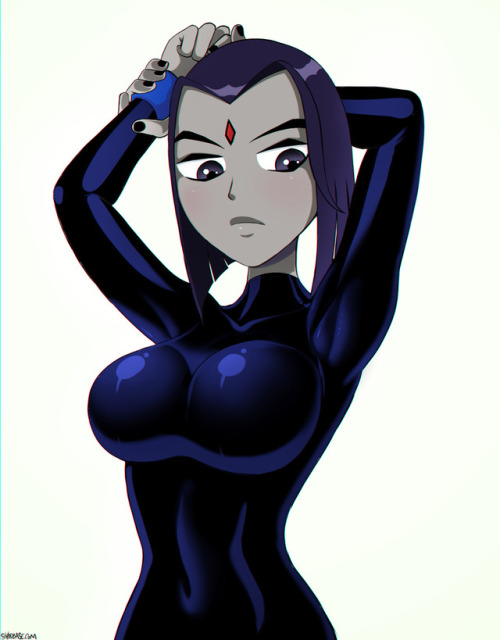 ninsegado91: therealshadman:  I felt like Drawing Raven again. If you want this whole set in better quality you can find them all at my website. [My Twitter] [My Youtube]  All dat Raven  What Nins said!!