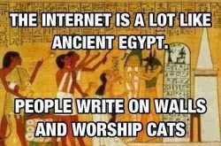 The only difference being, Ancient Egyptians were smart, cultured,