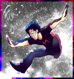 My part of an art trade with the sweet Barbieburnanatur!It’s Markiplier in spaaaaaaaaaaaaaace~~Hope you like it! :——)