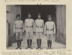 Soldiers of the King’s African Rifles at the coronation