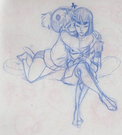 juls-art:Late uploads for femslash feb.im about nonon and satsuki 