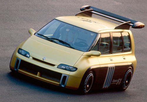 carsthatnevermadeitetc:  Renault Espace F1 Concept, 1995. A Formula