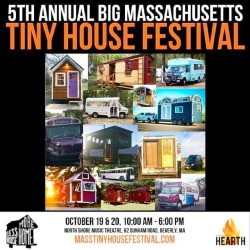 I will be drawing caricatures at the Tiny House Festival in Berverly
