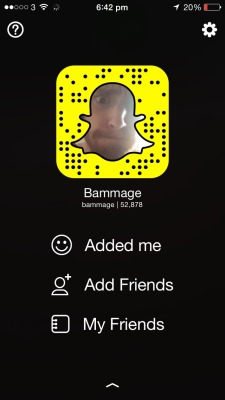 Add me on snapchat