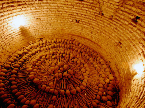 Perfect place for a stroll on All Hallow’s Eve … the Catacombs of Paris