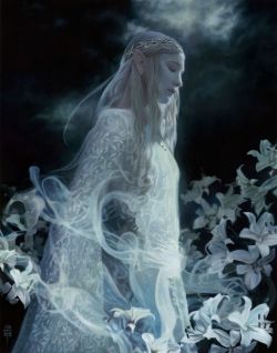 drawingdownthemoon:  Lord of the Rings - Galadriel by David Stoupakis