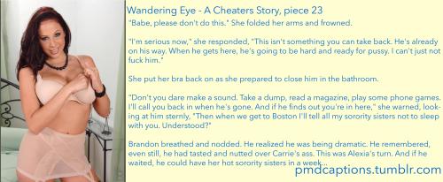   â€œWandering Eyeâ€ is the first installment of the Open Relationship series following Brandon and Alexia. To see an index of the episodes, check the sidebar here.   