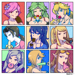 akairiot:  SSB4 - Summer Munchies IconsFeel free to use these