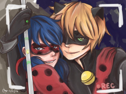 nathsrainbowdraws:  Ladybug : hey guys! Late night patrol with