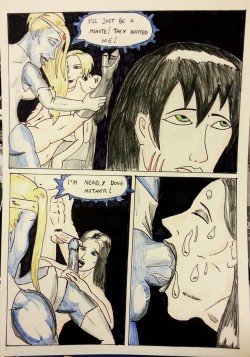  Kate Five vs Symbiote comic Page 77 Uncensored and now in colour!