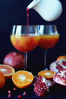 beautifulpicturesofhealthyfood:  Fresh pressed tangerine and