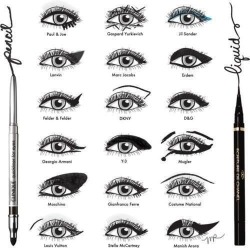 Designer Eyeliner Styles