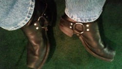 im1n2ft:  More of my size 10 harness boots. Www.clips4sale.com/8923