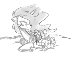 lunadoodle:Princess Luna and Woona getting ready for bed :D 