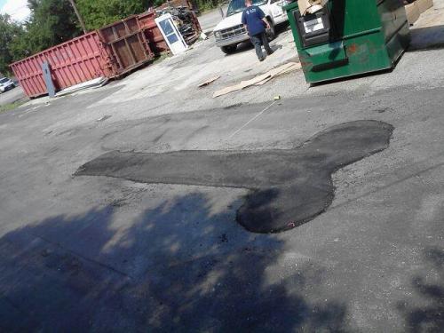 Okay, which one of you dicks patched the road?
