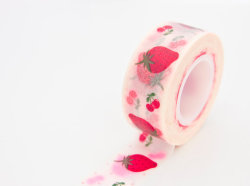 littlealienproducts:  Strawberry Washi Tape // Ŭ 