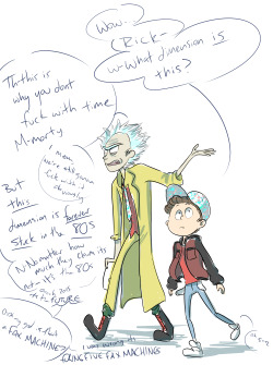 theladyemdraws:  Happy back to the future day! Have a crossover!