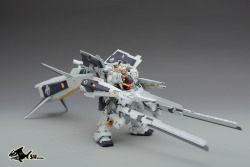 mechaddiction:  Custom Build: 1/144 RX-121-1+FF-X29A Gundam TR-1