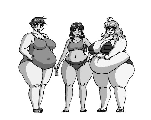 stuffed-deluxe:  W-oo-t - Comparing Swimsuits    “What? You’ve been gaining weight on purpose? That’s the dumbest, most reckless thing I’ve heard all day.”   