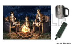 fuku-shuu:  New camp-themed poster featuring Levi, Eren, and