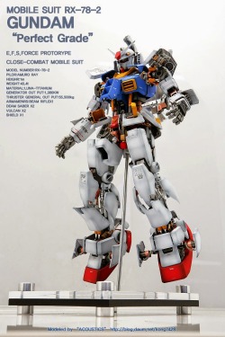 toysmaniac:  PG 1/60 RX-78-2 Gundam ‘Open Hatch’ - Customized