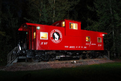 jeremylawson:  Old Caboose converted into a vacation rental in