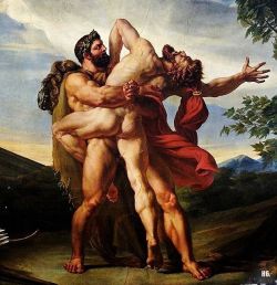 hadrian6:  Hercules and Anteaus. 1819. ceiling mural. the Apollo