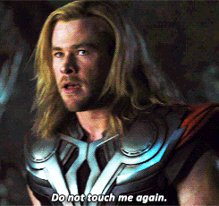 hiddlesbatch:gotham:Thor being unimpressed by Midgardians   #love