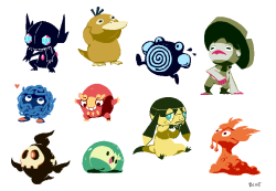 bluekomadori:Pixel doodles