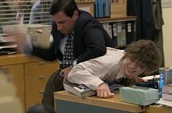 Steve Carell Spanks     IT&rsquo;S FLASHBACK FRIDAY AGAIN!Â  On these Fridays, I&rsquo;m hoping to bring you videos, photos, and more from vintage television, movies, and more. Today&hellip;the not-so-vintage TV show, &ldquo;The Office.&rdquo;Â Â I should