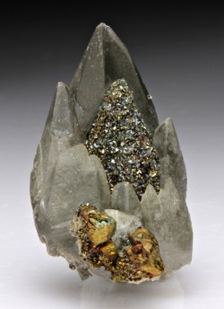 mineralists:  Calcite with Chalcopyrite/Marcasite
