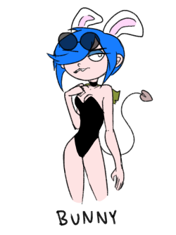 keetydraws: Kanker bunny. ;9