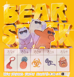 wedrawbears:  ALL NEW BEAR STACK COMING NEXT WEEK!! A NEW EPISODE