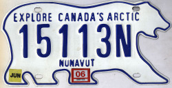 jstn:  Important Canadian innovation: polar bear-shaped license