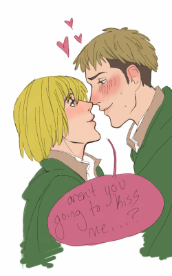 Slightly older Armin and Jean, where Armin stays pretty much