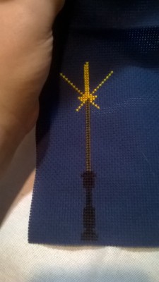 I’m still very new to cross stitching but I knocked out a wand